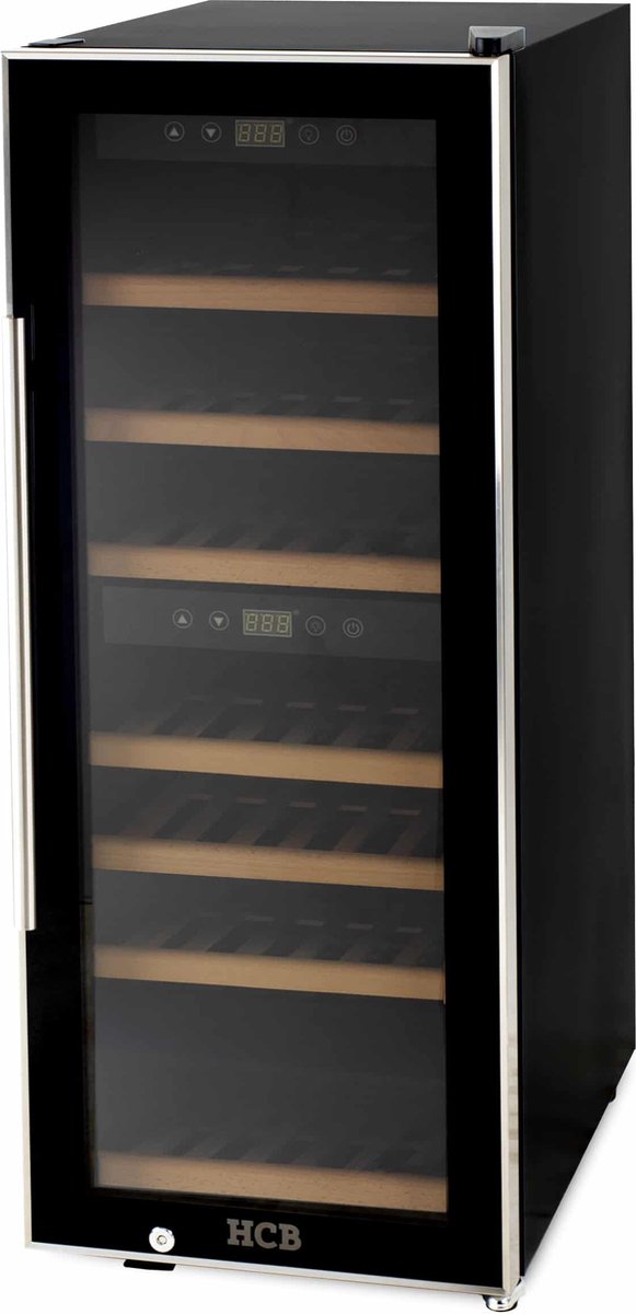 De HCB 6815 Luxe Wijnkoelkast 2 Zones 38 Flessen in één oogopslag