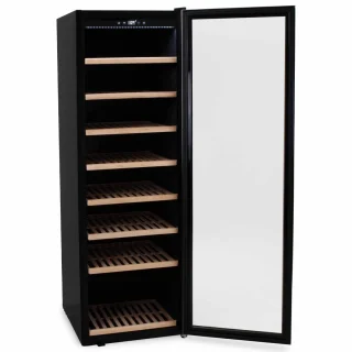 HCB® Wijnkoelkast 192 flessen met houten lades 6821