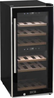 HCB® Wijnkoelkast 2 zones 24 flessen 6813