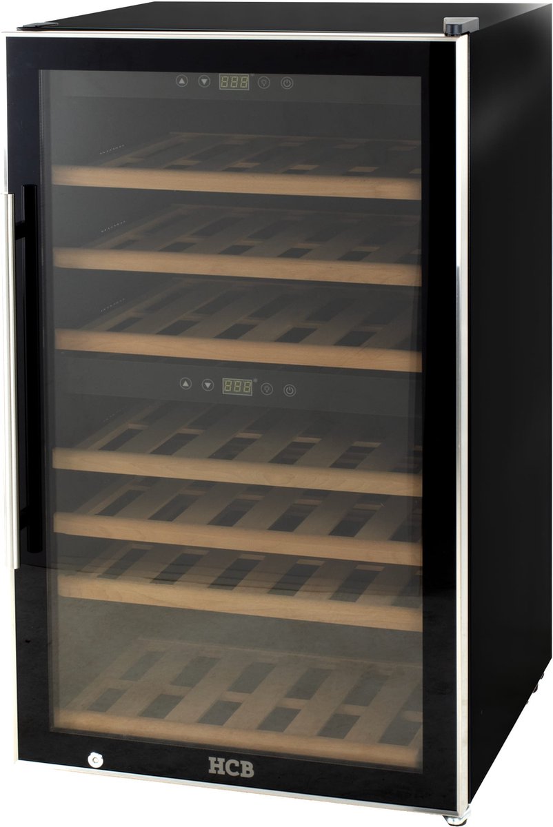 De HCB® Wijnkoelkast 2 zones 66 flessen 6817 in één oogopslag