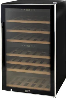 HCB® Wijnkoelkast 2 zones 66 flessen 6817