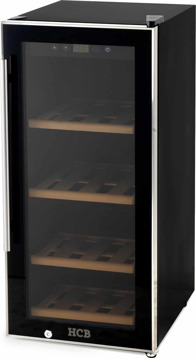 De HCB® Wijnkoelkast 24 flessen houten lades 6812 in één oogopslag