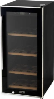 HCB® Wijnkoelkast 24 flessen houten lades 6812