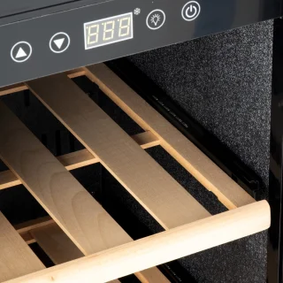 HCB® Wijnkoelkast 24 flessen houten lades 6812