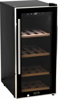 HCB® Wijnkoelkast 24 flessen houten lades 6812