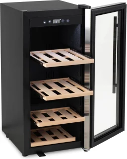 HCB® Wijnkoelkast 24 flessen houten lades 6812