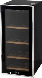 HCB® Wijnkoelkast 24 flessen houten lades 6812
