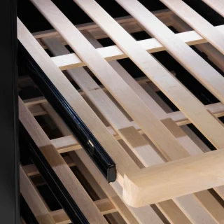 HCB® Wijnkoelkast 43 flessen met houten lades 6814