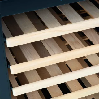 HCB® Wijnkoelkast 51 flessen houten lades 6809