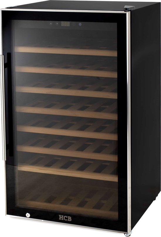 HCB® Wijnkoelkast 75 Flessen Houten Lades Vrijstaand 6816 review