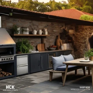 HCK DBC-145 Outdoor Ladekoelkast 2 Laden RVS