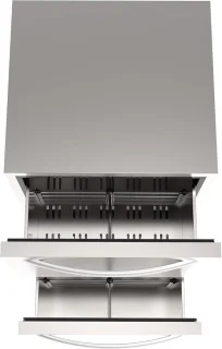 HCK DBC-145 Outdoor Ladekoelkast 2 Laden RVS