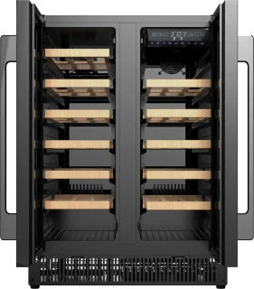 HCK SC-120WD Wijnkoelkast 2 zones 40 flessen
