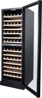 HCK SC-430WD wijnkoelkast 2 zones 163 flessen