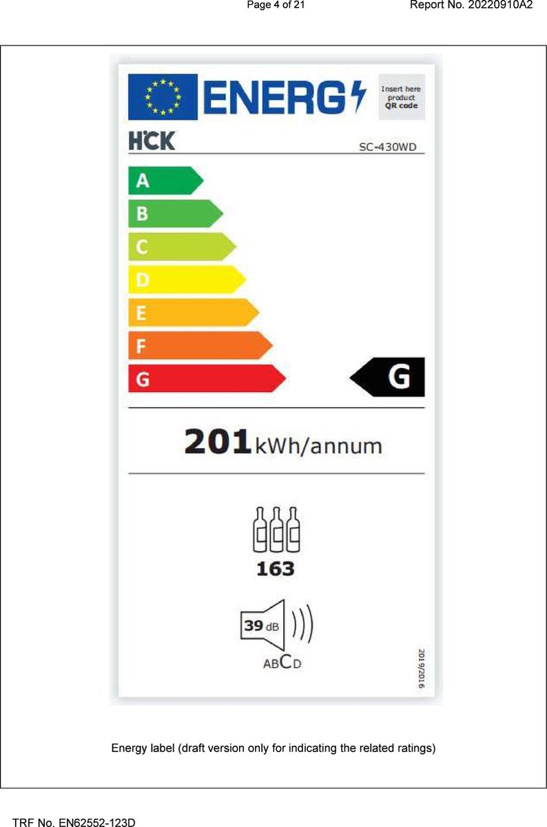Wat vinden we goed aan de HCK SC-430WD wijnkoelkast 2 zones 163 flessen