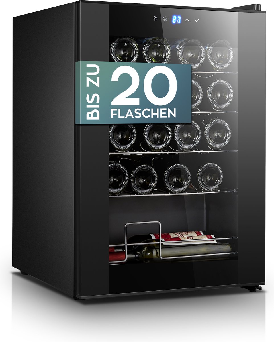 De Heinrich HFK 3220 wijnkoelkast 20 flessen in één oogopslag