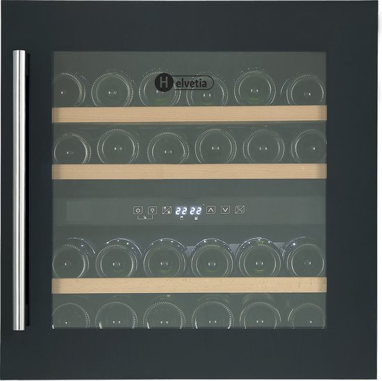 Helvetia HWTE236GN inbouw wijnkoelkast 36 flessen 60 cm review