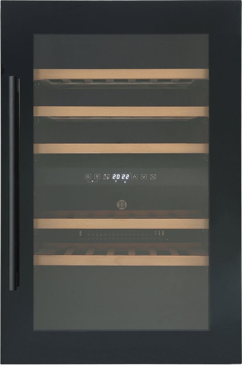 De Helvetia HWTE257GN Inbouwwijnkoelkast 57 Flessen in één oogopslag