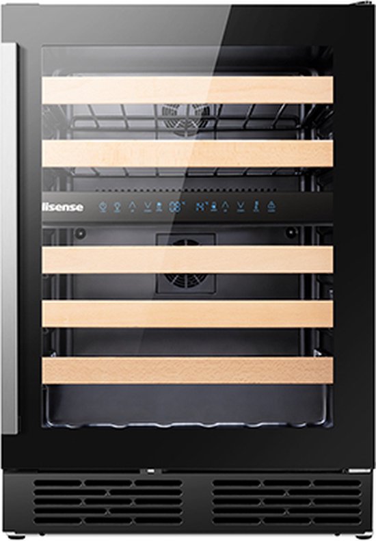 Hisense RW17W4NWLG0 wijnkoeler 32 flessen compressor vrijstaand review