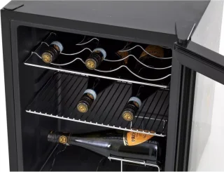 Husky KK50-PROSECCO Mini koelkast 46L Retro glazen deur