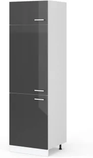 Inbouwkoelkast antraciet wit 60 cm