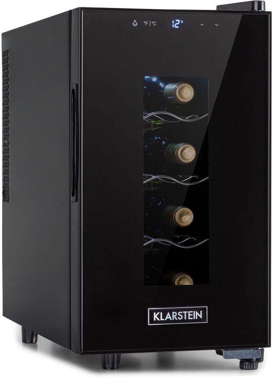 Klarstein Bellevin 8 Uno Wijnkoelkast Zwart 23L review