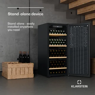 Klarstein CellarMax vrijstaande wijnkoeler 114 flessen