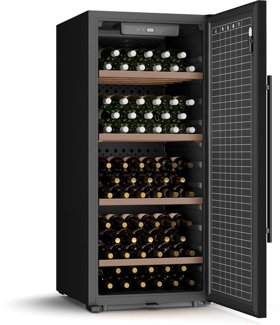 Klarstein CellarMax vrijstaande wijnkoeler 114 flessen review