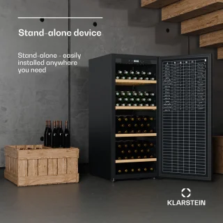 Klarstein CellarMax Vrijstaande Wijnkoeler 155 Flessen