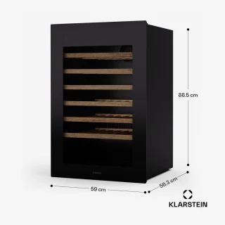 Klarstein Rhone 59 Uno Wijnkoelkast Zwart
