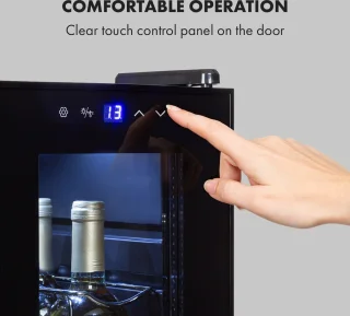 Klarstein Shiraz 12 Slim Uno Wijnkoelkast 32L Zwart