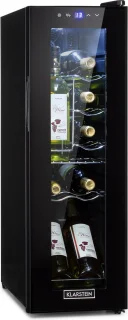 Klarstein Shiraz 12 Slim Uno Wijnkoelkast 32L Zwart