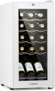Klarstein Shiraz 15 Slim Uno Wijnkoelkast Wit 44L