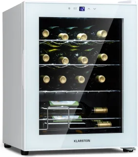 Klarstein Shiraz 16 Quartz Wijnkoelkast 42L Wit Glas