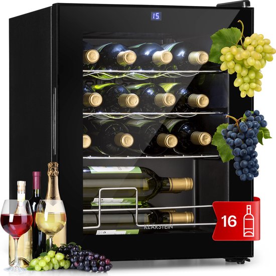 Klarstein Shiraz 16 Uno Wijnkoelkast 42L Zwart review