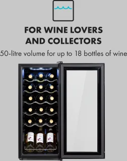Klarstein Shiraz 18 Slim Uno Wijnkoelkast