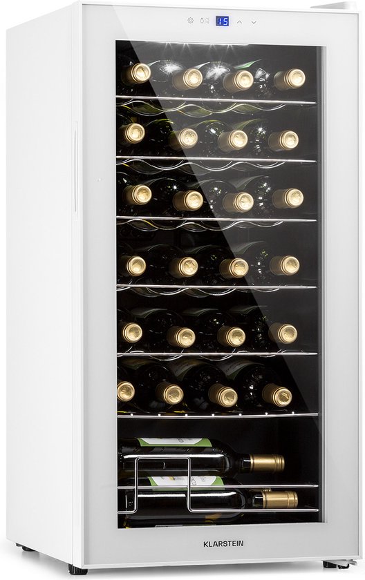 Klarstein Shiraz 28 Uno Wijnkoelkast 74L Witglas review