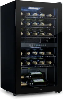 Klarstein Shiraz 29 Duo wijnkoelkast 2 zones zwart