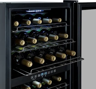 Klarstein Shiraz 29 Duo wijnkoelkast 2 zones zwart