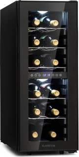 Klarstein Shiraz 29 Duo wijnkoelkast zwart 29 flessen