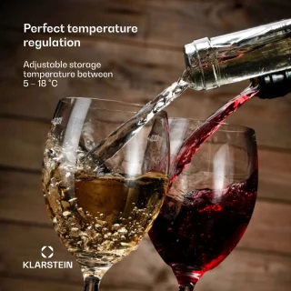 Klarstein Shiraz Premium Smart 18 Wijnkoelkast Zilver