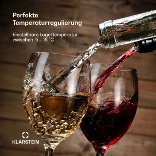 Klarstein Shiraz Premium Smart 24 Wijnkoelkast Zilver