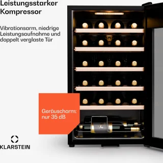 Klarstein Shiraz Premium Smart 24 Wijnkoelkast Zilver