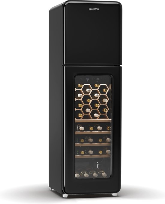 Klarstein Shirley Wijnkoeler en Vriezer Zwart review