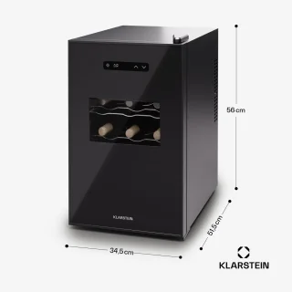 Klarstein Silent Vino 15 Uno Wijnkoelkast 39L
