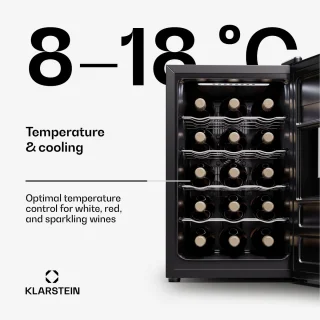Klarstein Silent Vino 15 Uno Wijnkoelkast 39L
