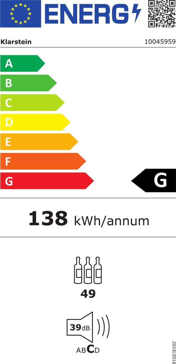 Wat vinden we goed aan de Klarstein Vinamour 49 Uno Wijnkoelkast Zwart 110L