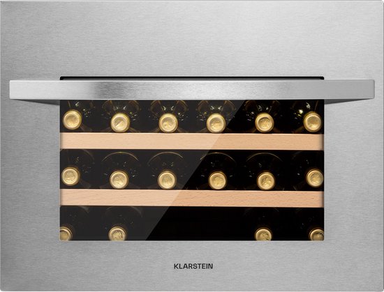 Klarstein Vinsider 24 Built-In Uno Inbouw Wijnkoelkast RVS 24 Flessen review