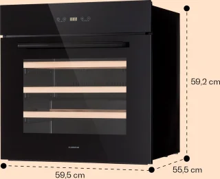 Klarstein Vinsider 30 Built-In Wijnkoelkast Roestvrij Staal