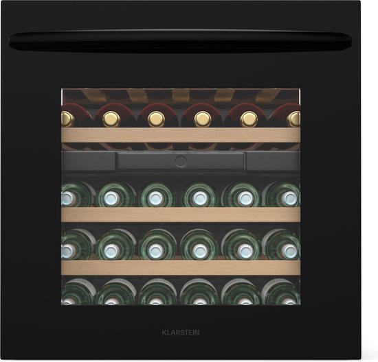 Klarstein Vinsider 30 Duo Inbouw Wijnkast Zwart review